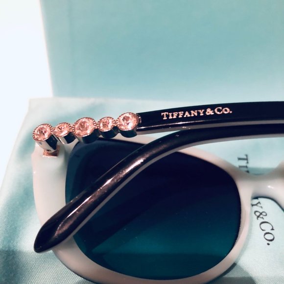 TIFFANY & CO. COBBLESTONE TF 4121B DESIGNER SUNGLASSES TWO-TONE - Picture 3 of 6